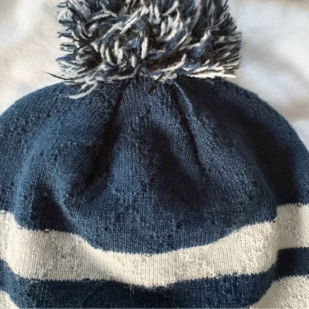 Ravenclaw Rounded Crown Cuff Pompom Beanie OS